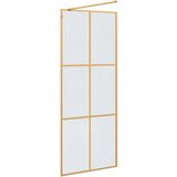  Zid za walk-in tuš Zlatno 80 x 195 cm Staklo otporno na udarce | shoptok.hr