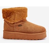 Big Star Platform snow boots with fur Big Star OO274A106 Camel | shoptok.hr