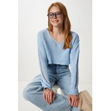  Ženski džemper KI00148, Plavi | Eponuda.com