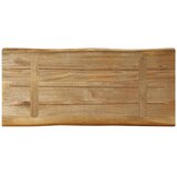 Stolna ploča sa živi rub 80x40x3,8 cm masivno grubo drvo manga | shoptok.hr