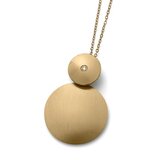 Ženski oliver weber sound ste gold lančić sa swarovski cirkonom ( 12243g ) Cene
