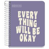 MiquelRius Kolegij blok A6 90g 100L spiralni crte Messages rigid cardboard purple MR4280 | shoptok.hr
