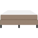 vidaXL Postelja z vzmetnico Kapučino 120 x 200 cm Umetna koža | Shoptok.si