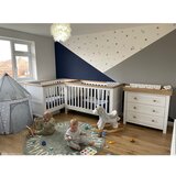 Lorena Canals Okrogla preproga iz bombaža - ABC - Vintage Blue | Shoptok.si