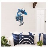 WALLXPERT dekorativni metalni zidni pribor carpa koi APT748 l blue Cene