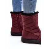 Boto EVENTO Women's High Padded Snow Boots Burgundy Luxina | ePonuda.com