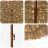  Suncobran za plažu Prirodna 205 x 205 x 210 cm | shoptok.hr