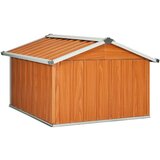 vidaXL Lopa za robotsko kosilnico 92x97x63 cm pocinkano jeklo rjava | Shoptok.si