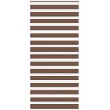 Zebra zavjesa smeđa 105x200 cm širina tkanine 100,9 cm poliester | Shoptok.si