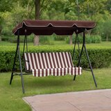  Baštenska ljuljaška kapućino-pruge 24-LP003KP | ePonuda.com