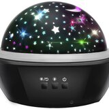 RIFF Nočna pisana svetilka RF1037 2v1 s projektorjem Črna, (21633604) | Shoptok.si