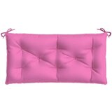  Jastuk za vrtnu klupu ružičasti 110 x 50 x 7 cm od tkanine | shoptok.hr