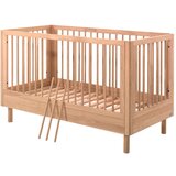 Vipack Otroška posteljica iz masivnega hrasta 70x140 cm v naravni barvi Forrest – | Shoptok.si