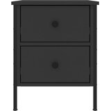  Noćni ormarići 2 kom crni 40 x 42 x 50 cm od konstruiranog drva | shoptok.hr