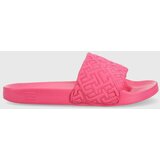 Tommy Hilfiger Natikači TH ELEVATED SLIDE ženski, roza barva, FW0FW07422 | Shoptok.si