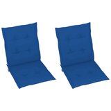  Jastuci za vrtne stolice 2 kom plavi 100 x 50 x 3 cm od tkanine | shoptok.hr