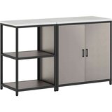 vidaXL Kuhinjski set za shranjevanje 2 pcs Rjav 150 x 50 x 92 cm | Shoptok.si