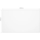 Zaštita za stol prozirna 100 x 60 cm 1,6 mm PVC | shoptok.hr