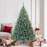 vidaXL Umjetno božićno drvce s stalakom Zelena 180 cm PE i PVC | shoptok.hr