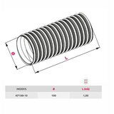 AWENTA KF100-10 fleksibilno crevo aspiratora FI100 aluminijum 1m | ePonuda.com
