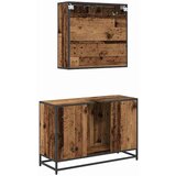 vidaXL set namještaja za kupaonicu 2 pcs staro drvo 90 x 33 x 60 cm | shoptok.hr