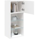 TV ormarići s LED svjetlima 2 kom bijeli 40,5x30x90 cm | shoptok.hr