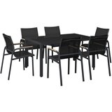 Ambia Garden vrtna garnitura jeklo naravne barve, temno siva naravne barve, temno siva | Shoptok.si