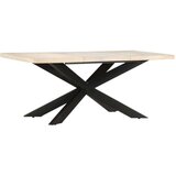 vidaXL Blagovaonski stol od izbijeljenog drva manga 180 x 90 x 76 cm | shoptok.hr