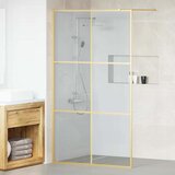  Zid za walk-in tuš Zlatno 115 x 195 cm Staklo otporno na udarce Cijene