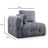 Atelier Del Sofa amaris 2 seater grey 2- seat sofa | ePonuda.com