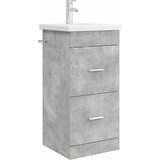  Kupaonski umivaonik s sudoperom Betonska siva 42 x 40 x 84,5 cm | shoptok.hr