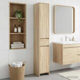  Kupaonski ormar Hrast sonoma 30 x 33 x 190 cm Konstruirano drvo | shoptok.hr