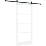  Drsna vrata ORKDAL Bela 93 x 211 cm Trden borov les in steklo, (5000215403) | Shoptok.si