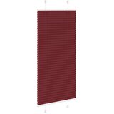  Plisirana zavjesa bordo crvena 55x150 cm Širina tkanine 54,4 cm Poliester | shoptok.hr