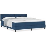  Postelja boxspring z vzmetnico z vzmetnico Modra 180 x 200 cm, (5000126228) | Shoptok.si