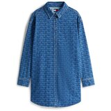 Tommy Jeans Košulja haljina plava / plavi traper Cijene
