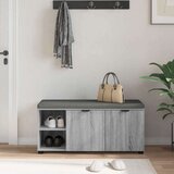  Haldna klop z blazino Enobarvno Siva Sonoma 100 x 38 x 46 cm, (5000160704) | Shoptok.si