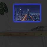 Wallity 4570DHDACT-019 multicolor decorative led lighted canvas painting cene