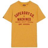Superdry Majice s kratkimi rokavi T-shirt Workwear Flock Graphic Jaune Rumena Cene