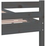  Posteljni okvir siv iz trdnega lesa 160x200 cm, (20778111) | Shoptok.si
