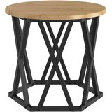  Ugolni bočni stol 3 pcs Umjetnički hrast | shoptok.hr