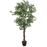  Umjetno stablo fikusa 630 listova 120 cm zeleno | shoptok.hr