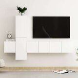  Komplet TV omaric 5-delni bela iverna plošča, (5000151937) | Shoptok.si