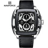 Sat NAVIFORCE TU-38629 - Crna / Srebrna KP38629 | Shoptok.si