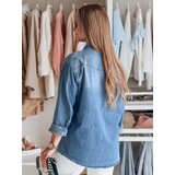 DStreet Koszula damska jeansowa oversize DENIMOVA niebieska | shoptok.hr
