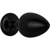 EasyToys Anal Collection - analni dildo s kamnom - L (črna) | Shoptok.si