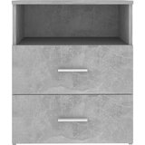 vidaXL noćni ormarići 2 kom siva boja betona 50 x 32 x 60 cm | shoptok.hr