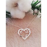 Jewelry Nikolić ogrlica inicijali u srcu Cene