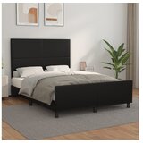  Okvir za krevet s uzglavljem crni 140x200 cm od umjetne kože | shoptok.hr
