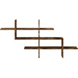  Zidna polica boja hrasta 124,5x18x60,5 cm konstruirano drvo | Eponuda.ba
